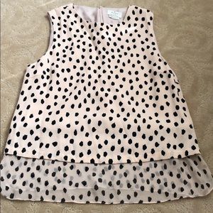 Kate Spade polka dot print top
